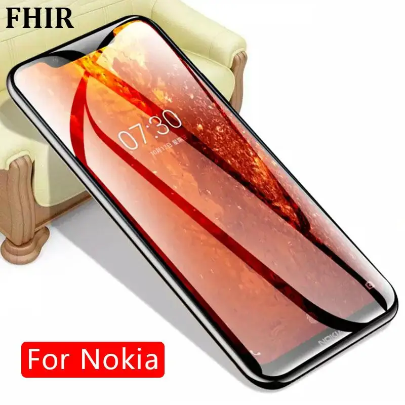 HD Anti-Burst Film For Nokia 7.2 6.2 4.2 3.2 2.2 Tempered Glass 6 5 3 8 X3 X5 3.1 Plus Screen Protector Full Coverage | Мобильные