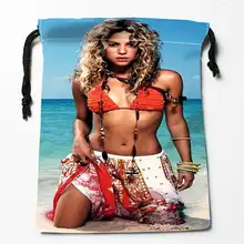 Пользовательские печати Shakira-24-(2) сумки для покупок на шнурках дорожный мешочек для хранения плавать Пешие прогулки игрушка сумка унисекс мульти Size18-12-05-27
