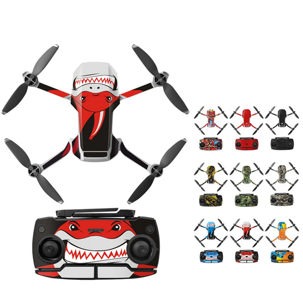 Buy PVC Stickers Colorful Full Cover Waterproof Protective Film Decal for Mavic Mini Drone Accessories