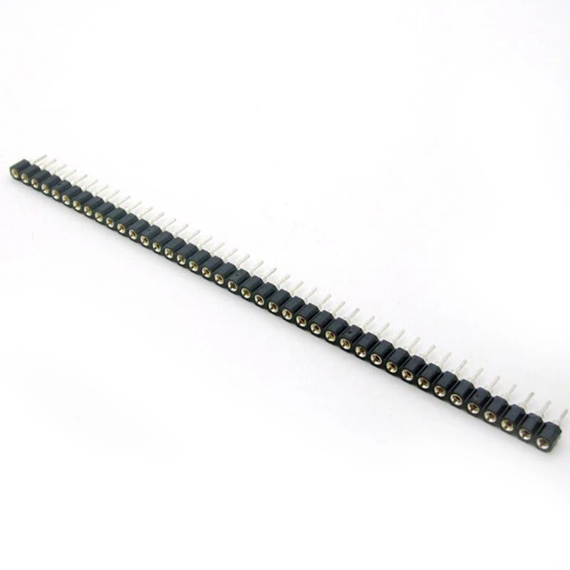 3 шт. 1x40 Pin 2,54 2,54 мм полоса Оловянная печатная плата панель IC разбиваемый 40pin коннектор круглый гнездовой штырь коннектор