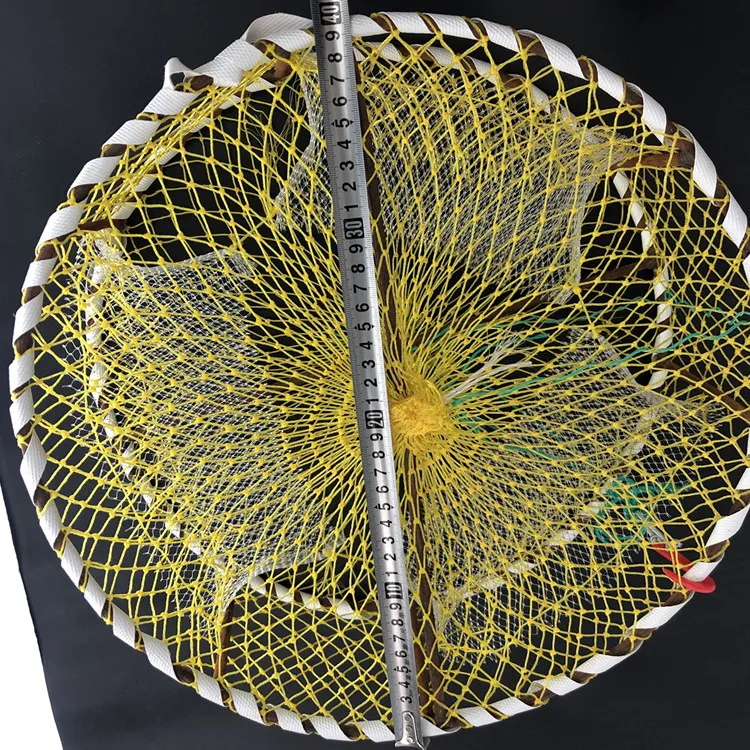 

Pang xie long Reinforced Welding Cage Crab Pot Conch Cage 3-hole Six-Rowed Fishing Cage Crab Pot