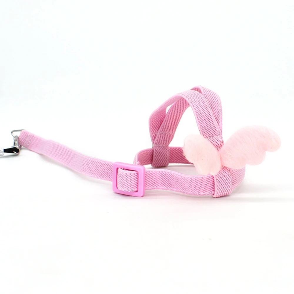 pink tiger skin Pet Bird Летающий поводок для тренировок на открытом воздухе летающий игровой плетеные ремни поводок для попугая инструмент для птиц - Цвет: pink tiger skin