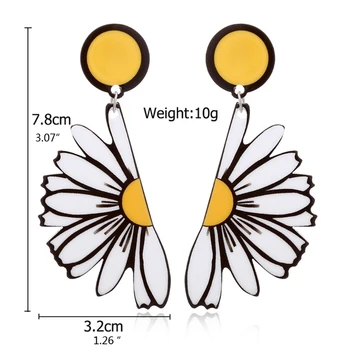 

16 Styles Statement Acrylic Resin Lightweight Colorful Large Dangle Open Square Oval Drop Dangle Earrings Kit For Women