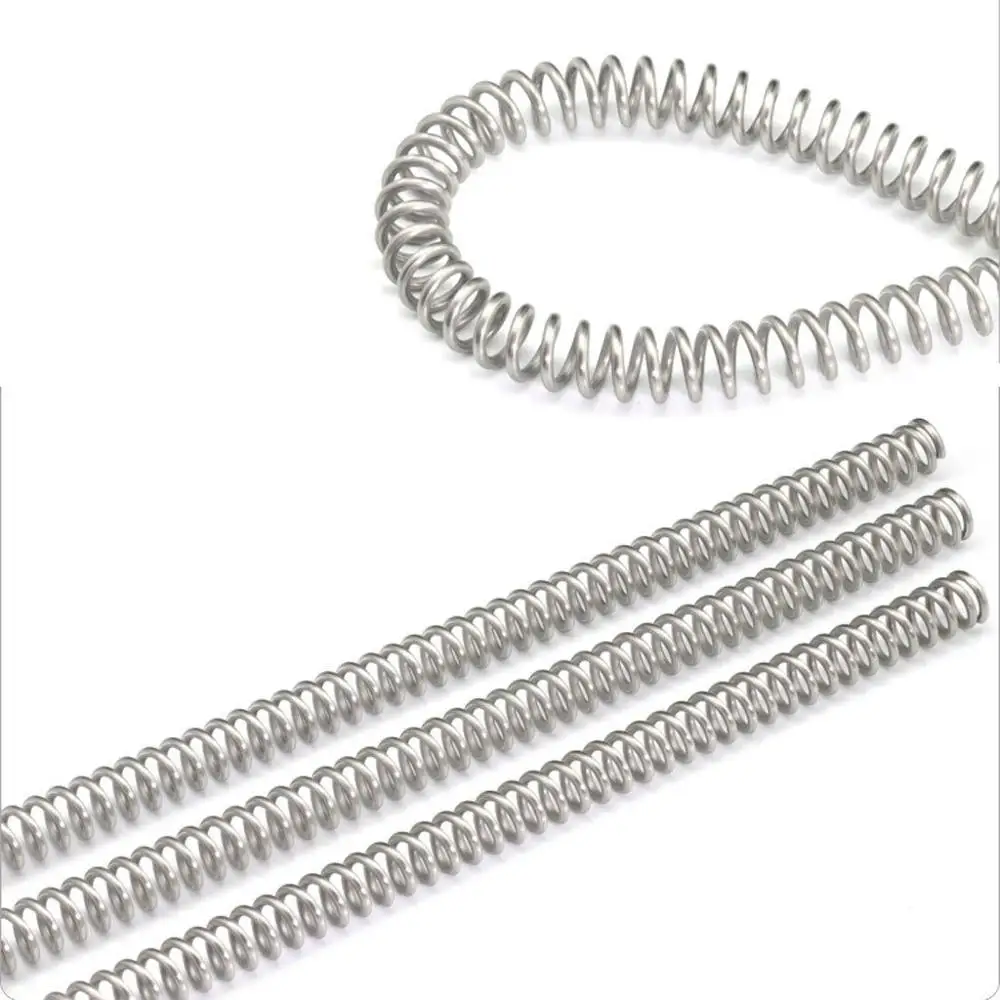 

2Pcs305mm Compression Spring 304 Stainless Steel Pressure Springs Wire Diameter 0.3-0.6mm Outer Diameter 3-10mm Length 305mm
