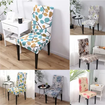 

Modern High Back Dining Room Chair Cover Spandex Elastic Chair Cover Fabric Chair Cover for Living Room Chair Office Chair Cover