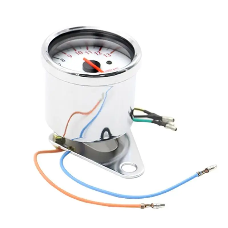 Ретро Мотоцикл Тахометр 0-13000 Tach RPM Датчик Rev счетчик Универсальный