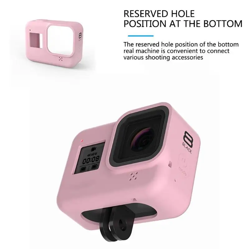 Силиконовый защитный чехол для камеры Gopro Hero 8 Black