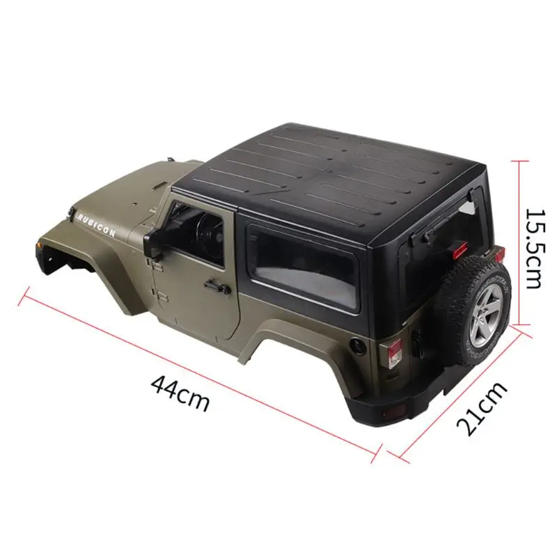 1:10 RC весы грузовик скалолазание автомобиль Жесткий Корпус для Wrangler Jeep