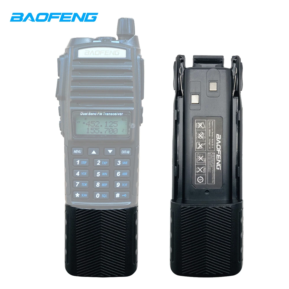 3800mAh BL-8 BAOFENG UV-82 литий-ионный аккумулятор высокой емкости 2800mAh Автомобильное зарядное устройство для baofeng walkie talkie UV82 UV-82HP UV 82 радио