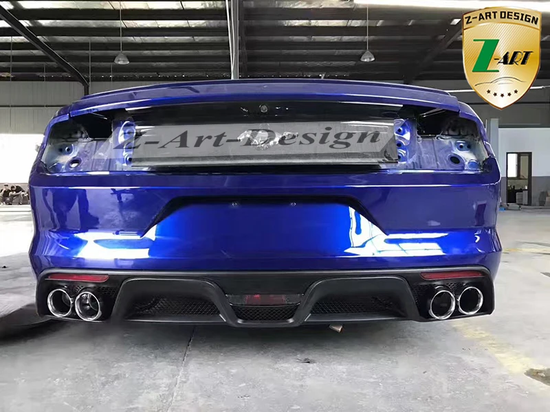 Z-ART GT350 задний спойлер для Ford Mustang 2,3 5.0L PP пластиковое заднее крыло для Mustang