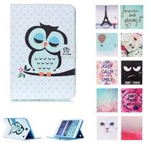 Роскошный чехол-подставка из искусственной кожи чехол для samsung Galaxy Tab A 8,0 T350 T355 SM-T355 чехол для планшета силиконовый чехол