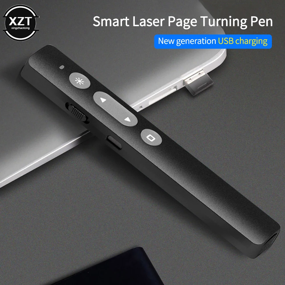 2.4GHz 무선 파워 포인트 펜 프리젠 테이션 리모콘 2.4g USB 원격 제어 플립 발표자 포인터 N35 RF PPT 슬라이드 어드밴서 펜