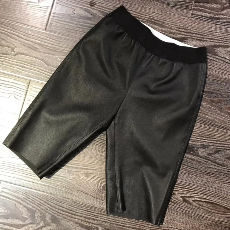 

genuine leather legging ladies real leather shorts women lambskin legging