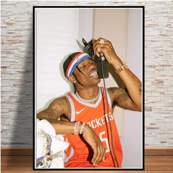 Travis Scott Pictures and Paintings Printed on Canvas 3