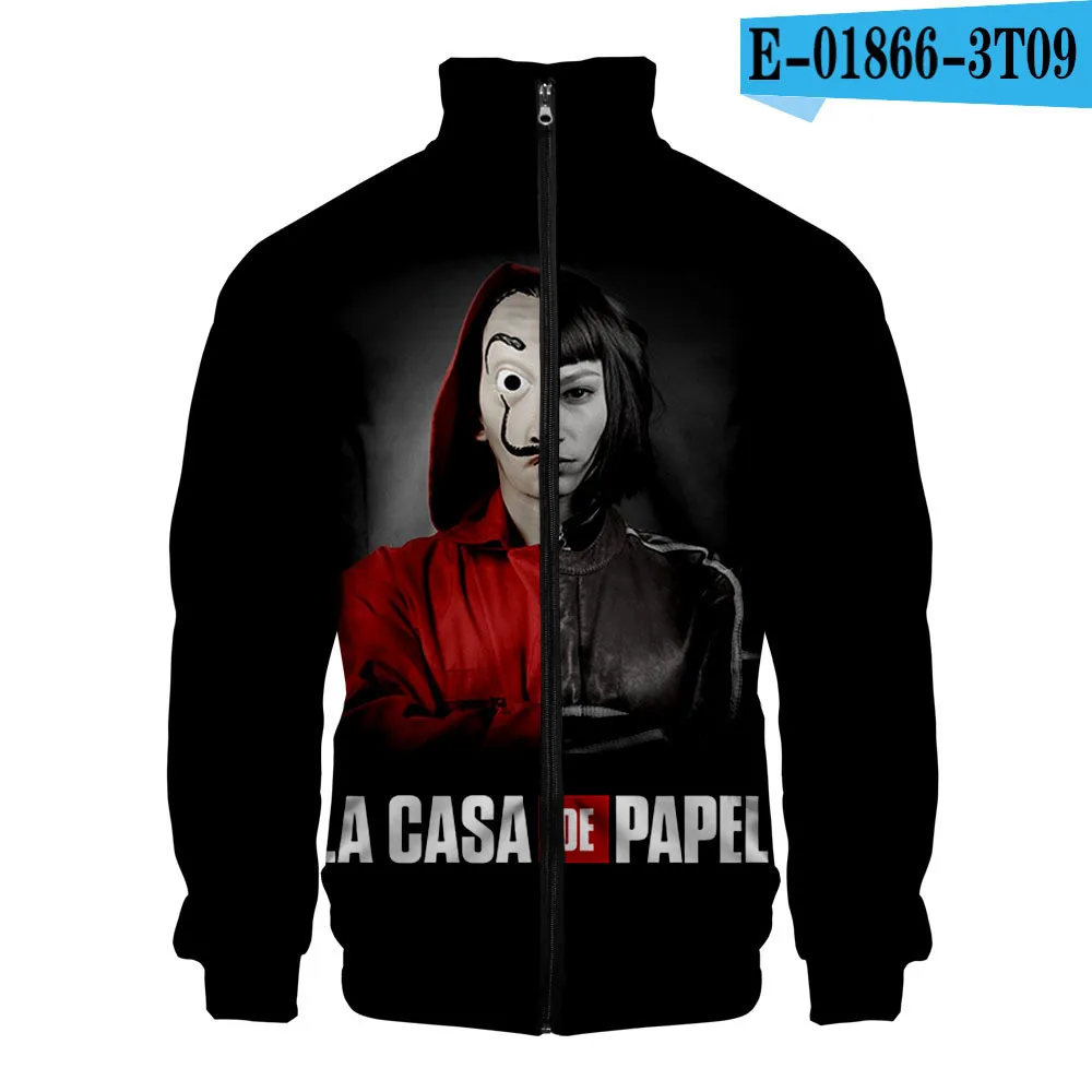 Толстовка с капюшоном La Casa De Papel костюм для косплея деньги heist дали грабежи бумажный дом аниме-толстовка мужские куртки и пальто женский топ