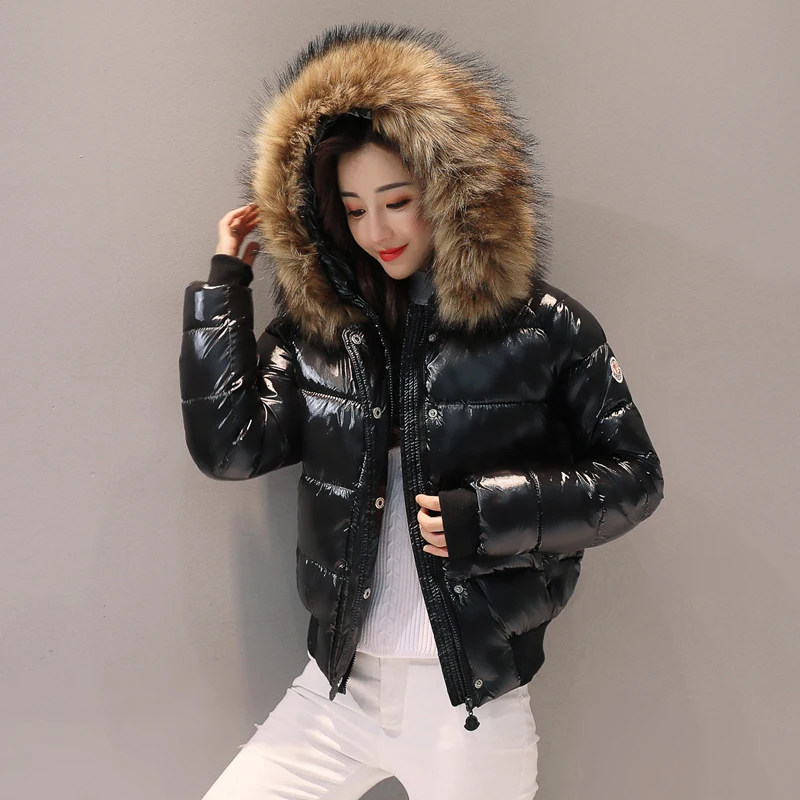 

Winter Warm Female Jacket New 2019 Fashion Women Coat Thicken Hooded Women's Down Jacket Winter Coat FemalePar ker Cotton jacket