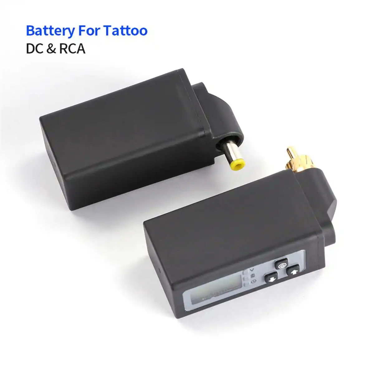 2000mAh беспроводной источник питания для татуировок DC& RCA Интерфейс литиевая батарея тату машина принадлежности для татуировок соединение