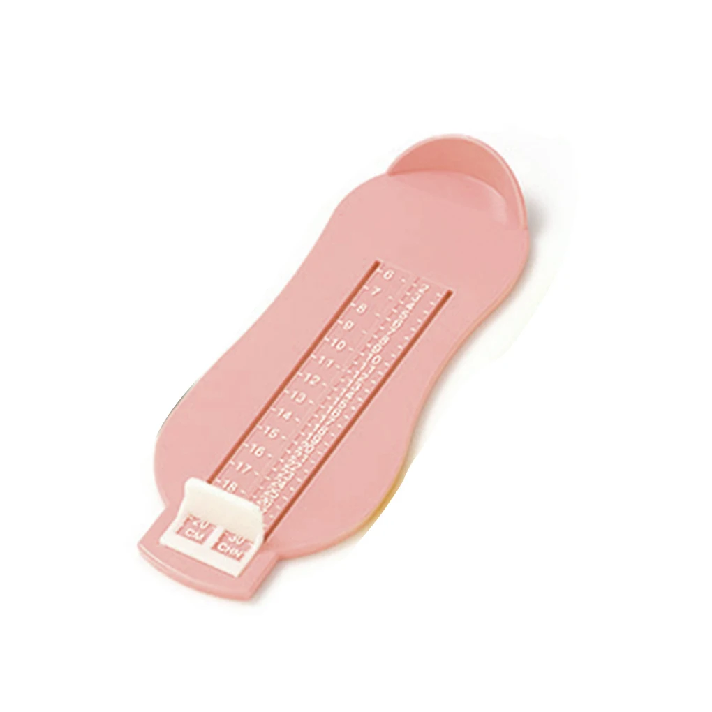 pink 1 Высококачественная линейка для измерения ступней, 1 шт., для малышей, для малышей, стельки для обуви, измерительные инструменты для ног - Цвет: pink 1