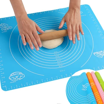 

Non-Stick Silicone Mat Rolling Dough Liner Pad Pastry Cake Bakeware Paste Flour Table Sheet Kitchen Accessories Gadgets Tools