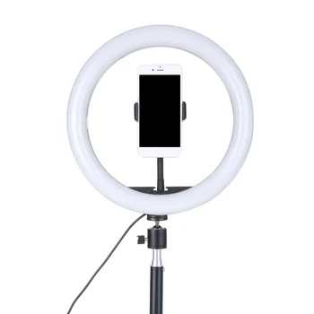 

LED Ring Light Photo Studio Camera Light Photography Dimmable Video light for Youtube Makeup Selfie with Tripod Phone Holder