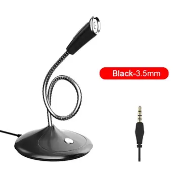 

Mini 3.5mm USB Microphone for Dictation.Desktop Plug&Play Microphone for Computer Laptop PC for YouTube,Gaming, Streaming