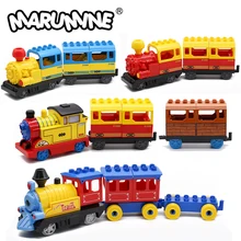 Marumine Batterie Betrieben Duplo Zug Spielzeug Bausteine Kinder Pädagogisches Spielzeug Geschenk Elektrische Zug für Kinder