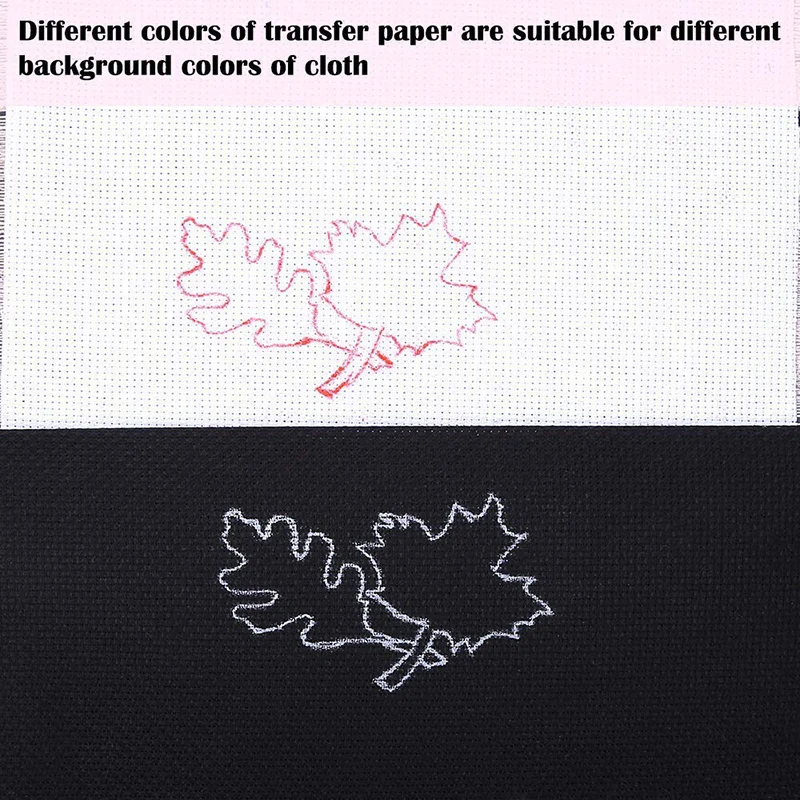 10pcs/Set DIY Sewing Tools Embroidery Transfer Paper with 1pc Iron Pen Kit for Handmade Carbon Water-Soluble Tracing Paper