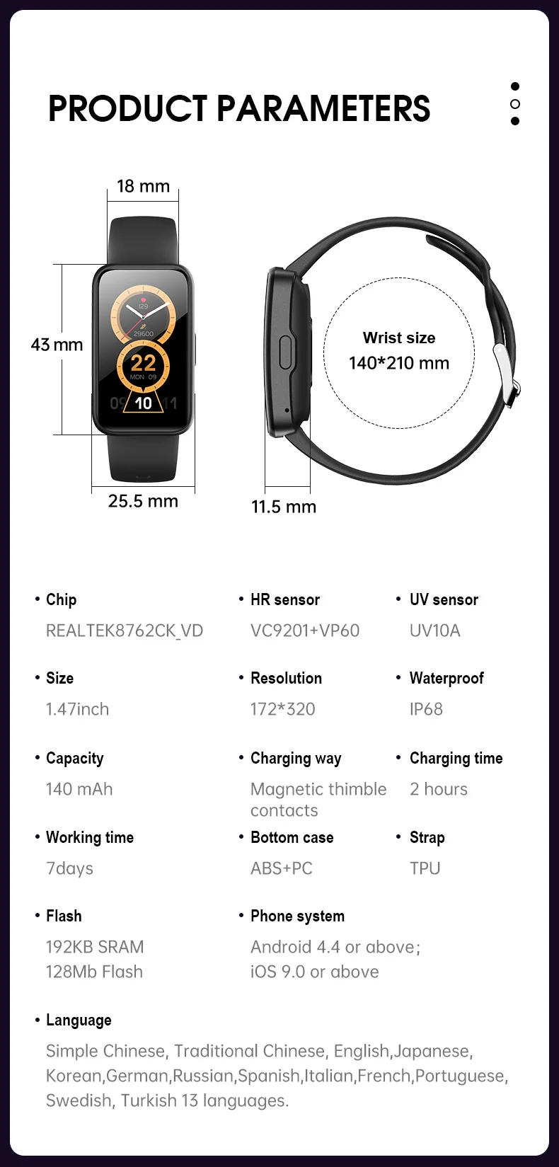 2022 New 1.47'' Health Smart Watch for Men Women with Alexa Built-In Blood Oxygen Monitor UV Intensity Test Sports Smartwatch