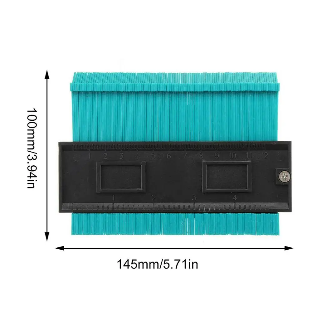 Contour Measuring Tool Profiling Ruler Multifunctional Woodworking Tool Irregular Contour Gauge Contour Gauge Arc Gauge