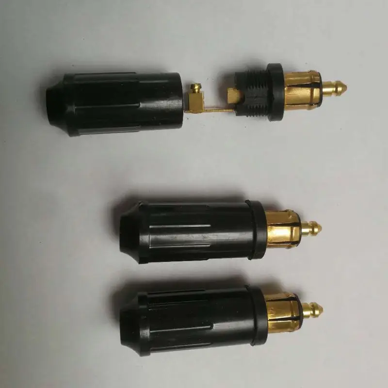 12V штепсельная вилка европейского стандарта для мотоцикла DIN адаптер для прикуривателя