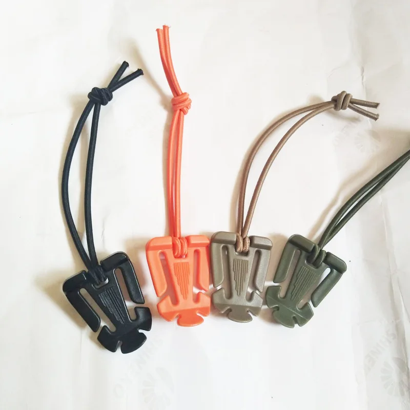 5 шт/лот Молл Карабин для рюкзака EDC инструмент эластичный веревочный Ремень Пряжка для намотки