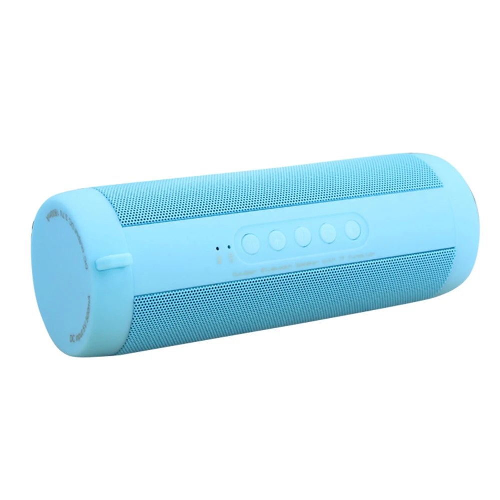 Синий Открытый Bluetooth динамик водонепроницаемый супер бас Беспроводная колонка громкий динамик JR предложения - Цвет: Синий