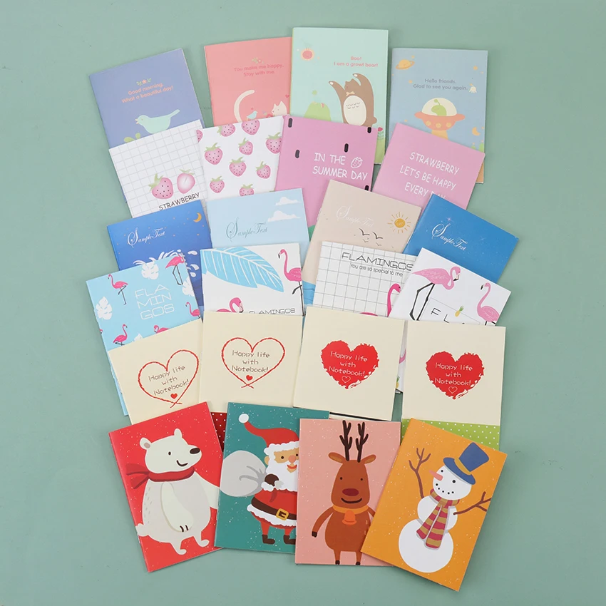 1 шт мини юбка для девочек Новинка клубника блокнот с Фламинго дневник писчая