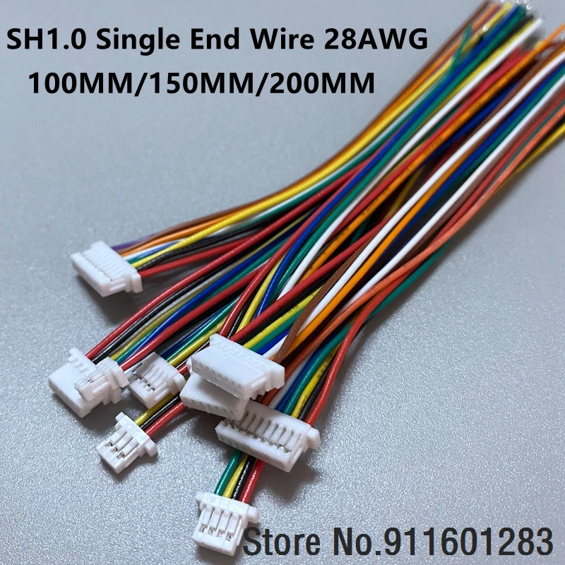 10 шт. SH 1 0 шаг провода кабельный разъем DIY SH1.0 JST 2p 3p 4p 5p 6p 7p 8p 9p 10pin электронная линия