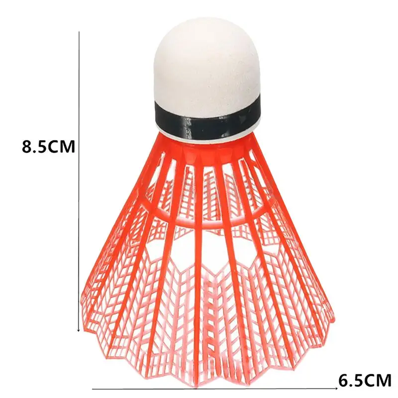 Портативный 12 шт./компл. мяч для бадминтона красочные пластиковые принадлежности для занятий спортом на открытом воздухе