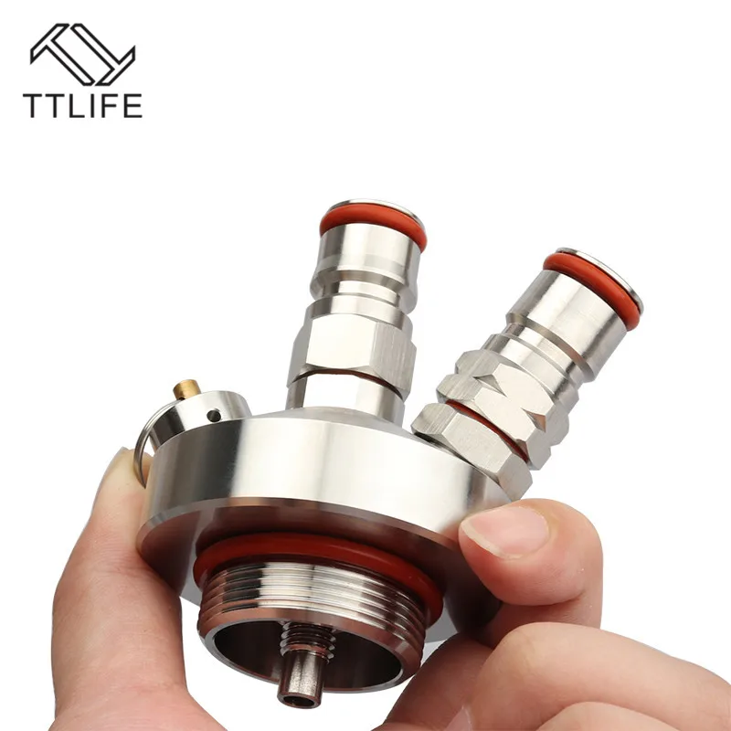 TTLIFE 3.6L/5L/10L нержавеющая сталь мини бочонок кран диспенсер с 12 ''пивной шланг для мини ремесло пивной бочонок Ворчун Homebrew копье