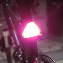 DishyKooker велосипедный задний светильник велосипедный USB Перезаряжаемый безопасный ночной Светильник для верховой езды COB светодиодный светильник