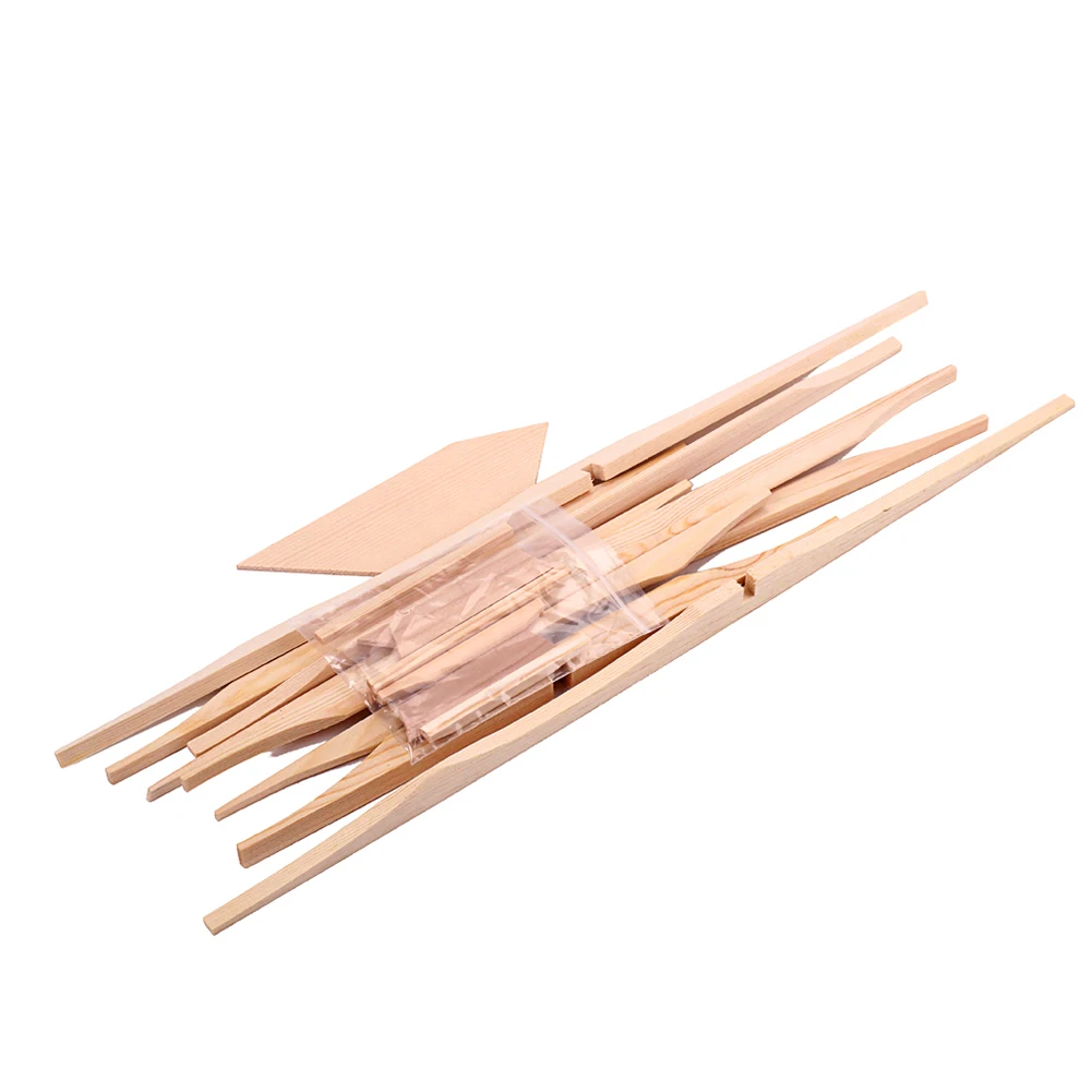 17Pcs Acoustic Folk Guitar Brace Wood Kit Luthier Tool DIY Accessories Parts Guitar Brace Wood Kit Luthier Tool DIY Accessories
