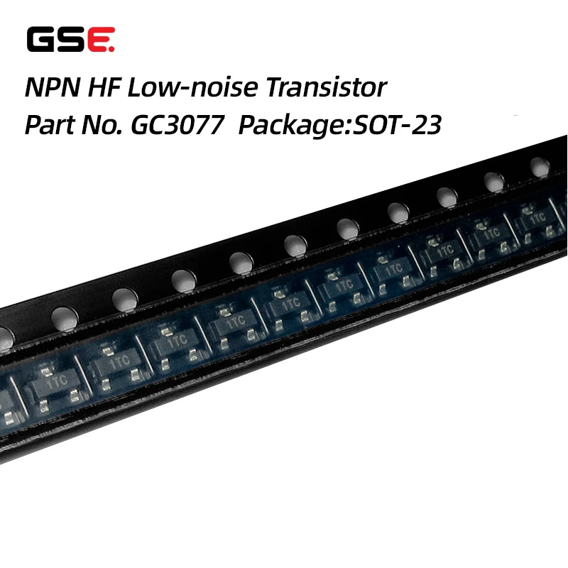 GC3077 SOT-23 SMD HF Низкошумный транзистор FT 0 9G высокочастотный Новый 100 шт./лот |