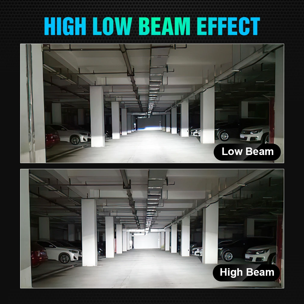 2Pcs Mini Car LED H4 H7 H1 H3 H8 H11 H9 HB3 9005 HB4 9006 Hir2 9012 LED Headlights Bulb 12V 15000LM 6000K Headlamp