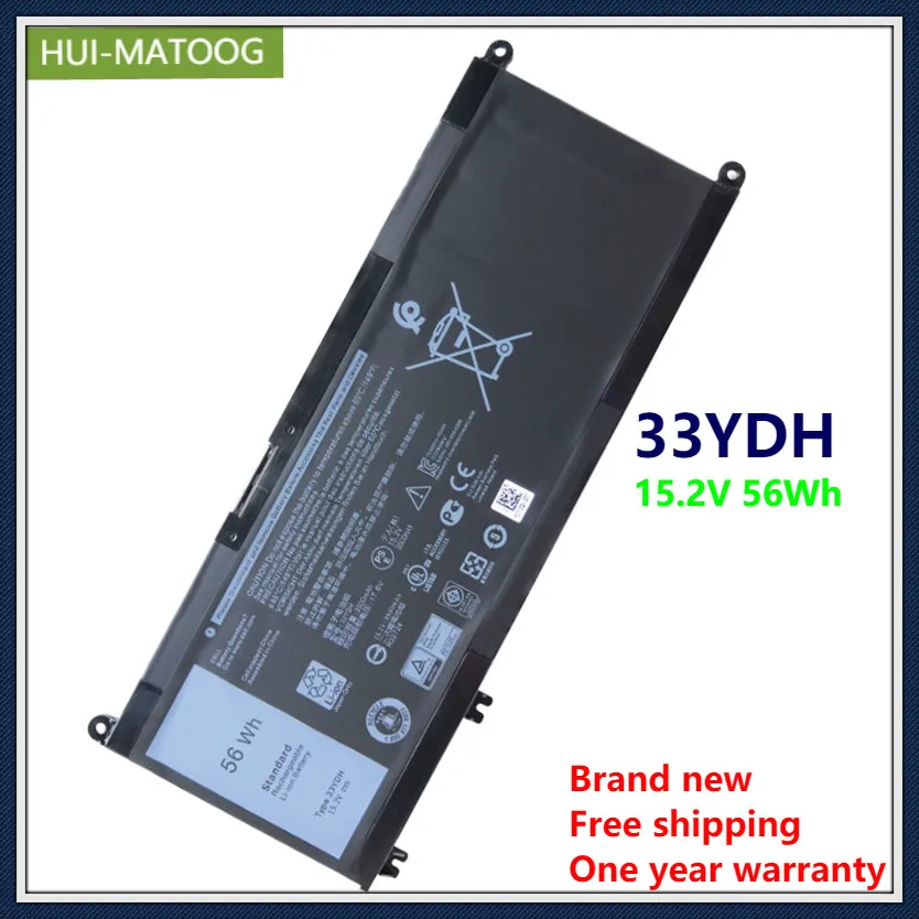 HUI-MATOOG Laptop Battery 33YDH PVHT1 99NF2 for Dell Inspiron 15 7577 G3 3579 17 3779 G5 5587 7588 P89G P71F001 15.2V 56Wh | Компьютеры и