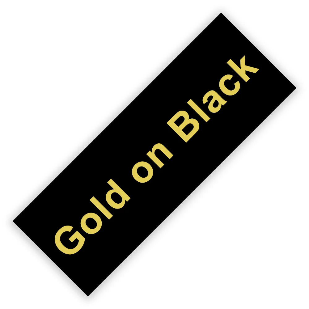 Gold on Black