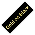 Gold on Black
