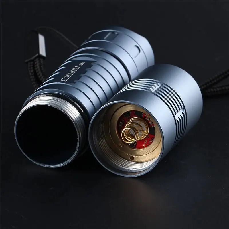 Convoy S11 XHP50.2 2400lm 18650 мощный фонарик 26650 фонарик для карманный тактический фонарик мини фонарик портативный фонарь