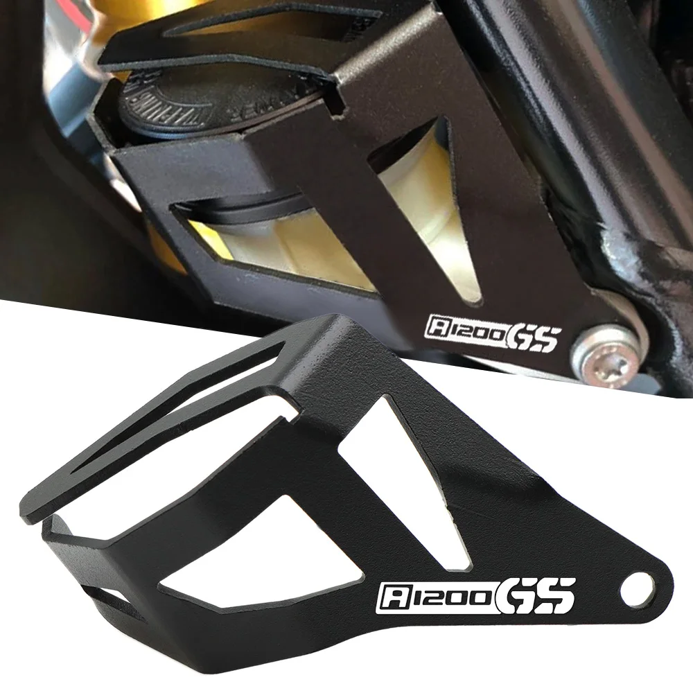 

ROAOPP Black Motorcycle Rear Brake Pump Fluid Tank Oil Cup Reservoir Guard Cover Protector For BMW R1200GS R1250GS ADV 2014-2016