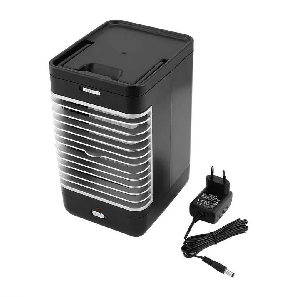 

Cool-down Evaporative Air Cooler Indoor Portable Cooler with Fan & Humidifier Battery Operated with Quiet 2 Speed Fan