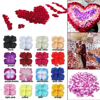 

5000pcs/pack Fake Rose Petals Flower Toss Silk Petal Artificial Petals for Wedding Confetti Party Event Birthday creative Decor