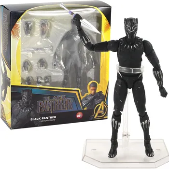 

16cm Avengers Endgame 4 Infinity War Mafex Black Panther 091 Action Figure Model Toy Brinquedos Gift
