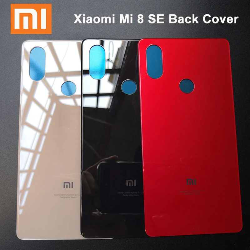 Задняя крышка аккумулятора Xiaomi mi 8 SE 8SE mi8 стеклянная корпуса задней двери замена