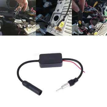 

DC 10 ~ 15V FM 88-108MHz Car Antenna Signal Amp Booster Radio Amplifier Car Electronics Automobiles Audio Car Accessories